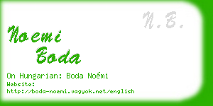 noemi boda business card